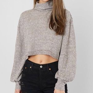 Free People BK turtleneck long sleeve top size medium